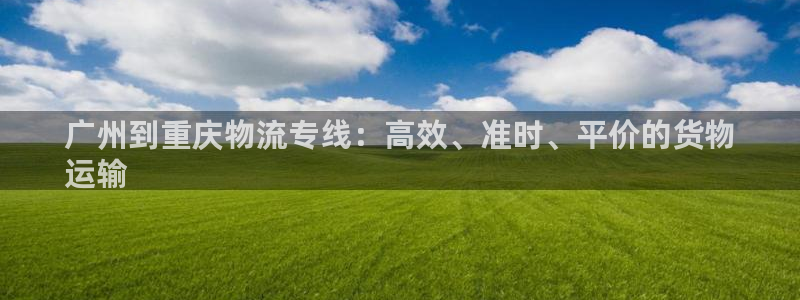 28圈下载体育：广州到重庆物流专线：